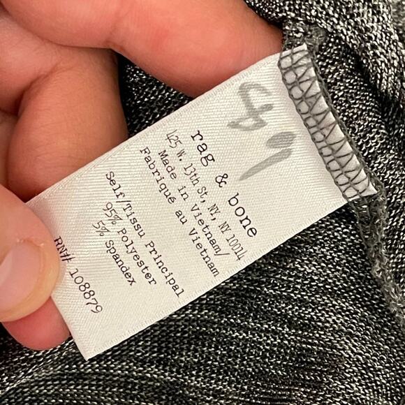 RAG & BONE - Michelle Cold Shoulder Metallic Sweater - Picture 6 of 6